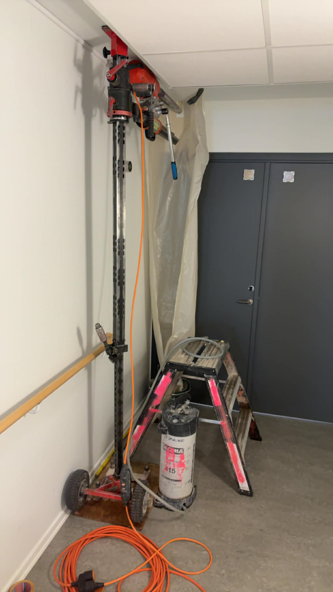 Håltagning i inomhusmiljö